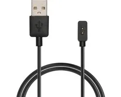 kwmobile USB-oplaadkabel geschikt voor Xiaomi Redmi Watch 4 /Watch 3 Active/ Smart Band 8/8 Pro kabel - Laadkabel voor smartwatch - in zwart