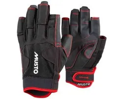 Musto Performance zeilhandschoenen 2.0 open vinger zwart, maat M