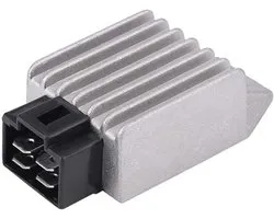 Universele 4-Pole Voltage Regulator voor Motorfietsen, Scooters en Gokarts - 12V voor Moped en Buggies met GY6 Motor, 50 tot 150 cc