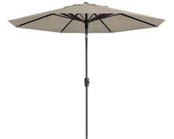 Madison - Parasol Paros II Round Ecru - 300cm - Beige