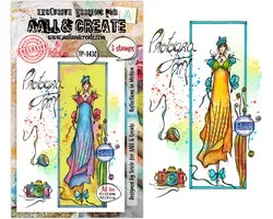 Aall & Create clearstamp A6 - Reflections in motion
