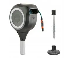 Gardena RollUp M slanghaspel 20m wit - Automatisch oprollen
