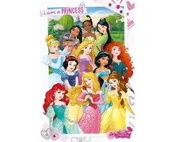 Pyramid Poster - Disney Princess I Am Princess - 91.5 X 61 Cm - Multicolor