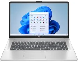 Ordinateur portable HP 17-cn3970nd Intel Core™ i7 i7-1355U, écran Full HD de 43,9 cm (17,3"), 16 GB de mémoire vive DDR4-SDRAM, disque SSD de 512 GB , Wi-Fi 6 (802.11ax), Windows 11 Home , Argent.
