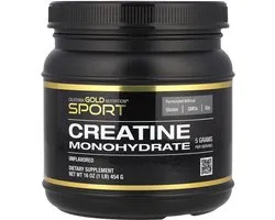 California Gold Nutrition Sport Pure Creatine Monohydraat – Smaakloos Poeder – 454 g