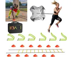 Voetbal Trainingsset - Agility Set - Sport Verbeteren - Complete Set - 6 Delig - Multicolor