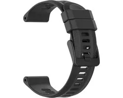 Bracelet en Siliconen - adapté pour Garmin Forerunner 935 / 945 / 955 / 965 / 745 - noir