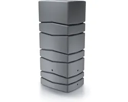 Baril de pluie Aqua Tower 650 litres - Grijs