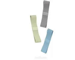 Bala Bands Set van 3 Charcoal/Blush/Sand 3 weerstandsbanden (Light, Medium, Heavy)