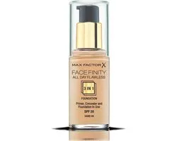 Max Factor All Day Flawless 3 in 1 foundationmake-up Pompflacon Crème 30 ml