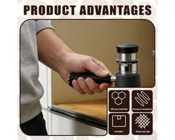Koffie Tamper Base voor Ninja Luxe Café Premier ES601EU/ES701EU met zeeftrechter, robuust bufferstation en zeefhouder voor perfecte extractie, voor Stabiles Espresso Stampfen (glijden)