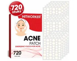Hitworker® Pimple Patch - Acne Patch - Pleister - Puistjes Pleister - Verwijdert Mee-eters - Sticker - 144 stuks