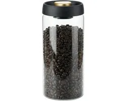 Vacuüm Koffieblik 1800 ml van Glas - Luchtdichte Voedselbewaarpotten - Luchtdichte Houder voor Koffiebonen en Granen