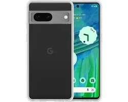 Hoesje - Geschikt voor Google Pixel 7A - Sterk & Shockproof - Hoes Cover - Siliconen Case - Telefoonhoesjes - Transparant