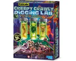 4M KidzLabs : COMBO PACK / 'CREEPY CRAWLY' - LABO, fonctionne avec 2 piles AAA de 1,5 V (excl.), dans une boîte, 5+