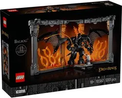 Serre-livres LEGO Icons : Le Lord of the Rings – Set Balrog - 10367