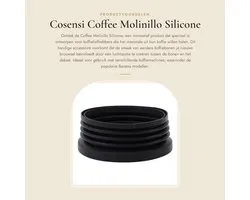 Koffiemolen - Verbeterde Smaak - Effectieve Afsluiting - Bonenmaler - Compatibel met Baratza Encore - Voedselveilig Silicoon - Vermindert Afval - Koffiecontainer