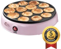 Bestron poffertjesmaker, roze