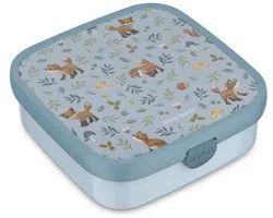 Mepal Bento lunchbox groot Campus Little Dutch - 1.25 l - Inclusief 2 uitneembare lekdichte bentobakjes & vorkje - Forest Friends