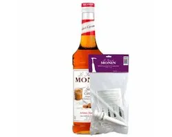 Monin Siroop Salted Caramel (70 cl) + Pompje (10ml)