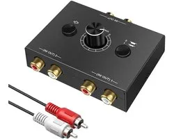 Ynkkvre -RCA Audio Schakelaar – Kristalhelder Geluid zonder Storingen