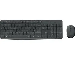 Logitech LGT-MK235 Draadloze Muis En Keyboard Combiverpakking Standaard Usb Us International Zwart