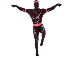 Morphsuits™ Ninja  Morphsuit - SecondSkin - Verkleedkleding - 152/160 cm