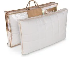 Vitapur Peuter Hoofdkussen - Kinder Hoofdkussen - My First Pillow - Hoofdkussen Peuter - Verstelbaar Kussen vanaf 1 jaar - Organisch Katoen - Kinderkussen 40x60 cm