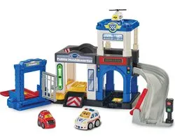 Vtech Toet Toet Politie Hoofdkwartier - Inclusief Agent Alex - Educatief Speelgoed - Tijd om Boeven te Vangen - 3 Magische Sensors - Vanaf 1 jaar