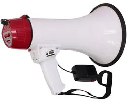 Krachtige 35W Megaphone met USB, SD en Opnamefunctie - Luidspreker met Microfoon en Sirene