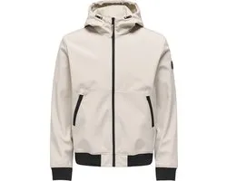 Only & Sons Veste Onsbowie Softshell Bomber Otw Noos 22029276 Silver Lining Taille Homme - M