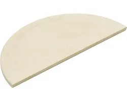 Big Green Egg - Demi-lune - Conveggtor Stone - Cuisson - Pizza - Stone - Medium - 30,5 cm x 15,5 cm x 1,5 cm