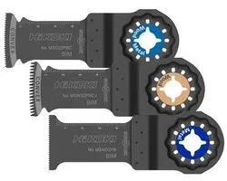 HiKOKI MULTI TOOL BLADE SET (3-PCS) STARLOCK MSD32PBC/MSW32PC/MSM32PB