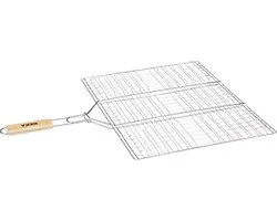 Neka BBQ-barbecue Grill klem - rechthoek - 40 x 50 cm - hamburgerklem