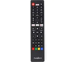 Nedis Télécommande de remplacement - Convient pour : TCL/ Thomson - Fixe - 1 appareil - Bouton Amazon Prime / Netflix / Bouton Youtube - Infrarouge - Zwart