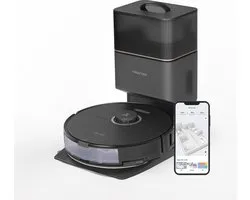 Roborock S8+, Combi, Zwart, Rond, 2,85 l, 67 dB, 0 l