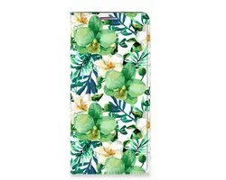 Motorola Moto G60s Smart Cover Orchidee Groen