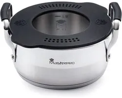 Bergner Masterpro Pan Met Siliconen Deksel - Ø16 Cm