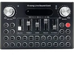 Xerolax Audio Mixer - Mengpaneel - DJ - Mixer - Gaming - Zwart