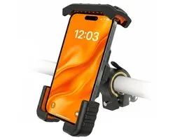 R2B Robuuste Telefoonhouder Fiets, Motor en Scooter - Safety Lock - Gsm Houder Fiets - Fietshouder - Fiets Telefoonhouder - Smartphone Houder Fiets - Accessoires - Phone Holder Bike