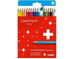 Caran d'Ache Swisscolor 18 potloden Aquarel