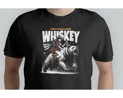 I don't Always Drink Whiskey - T Shirt - Cute - Sarcastic - GoodVibes - Sarcasm - Funny - Gift - Cadeau - Sarcastisch - SarcastischeVibes - schattig - lief - feelgood