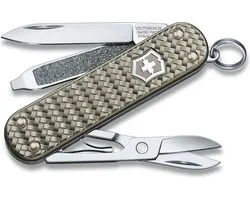 Victorinox Classic Precious Alox Zakmes - Infinite Grey - 5 Functies