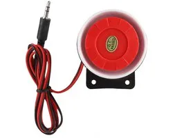 Uxsiya Mini Sirene - Compact Alarm Horn 6-12 VDC met Super Tweeter voor Buiten