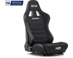 Next Level Racing - Siège de course ERS5 Elite - Dossier réglable - Tissu et maille Simaero - Zwart