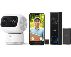 eufy Security S350 Binnencamera + eufy Security C31 Video Deurbel