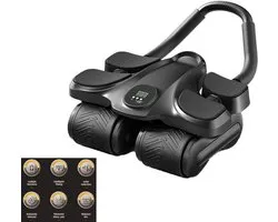 Hoge kwaliteit buikspiertrainer - Abdominale Roller- -U.ABS Ab Roller-Luxe Abdominale Roller-Buikwiel-Fitnesswielen-Ab wheel-LCD Display - Duurzame buikroller--Training Abdominaal-Buikspiertrainer - USB - Type C