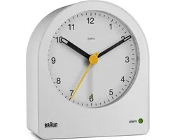 Braun BC22W - Wekker - Analoog - Stil uurwerk - Wit