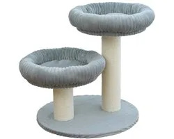 Arbre à chat Ebi Cordoba | 60x60x65cm Gris clair