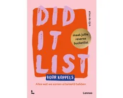 Did it list voor koppels: maak jullie reverse bucketlist